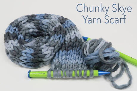 Chunky Skye Yarn Scarf - Free Pattern