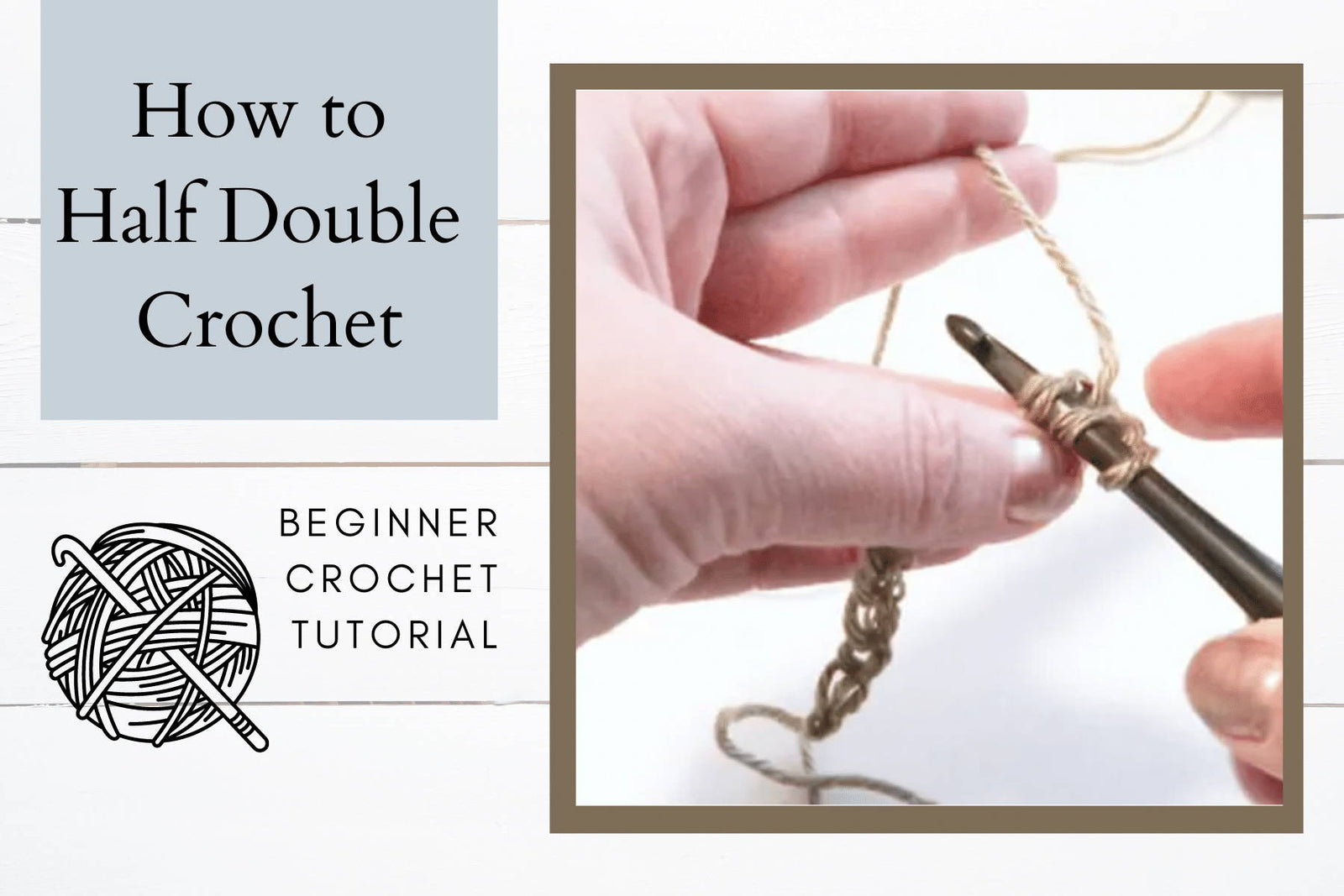 How to Half Double Crochet for Beginners