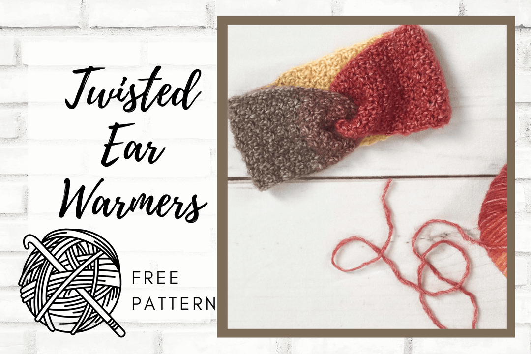Super Soft Free Crochet Twisted Ear Warmers Pattern