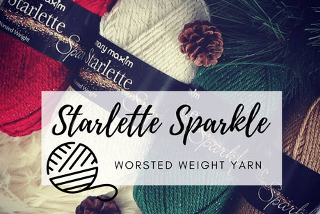 Starlette Sparkle Worsted Weight Acrylic Yarn