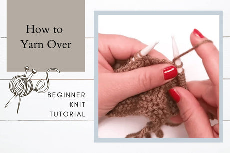 How to Yarn Over and Yarn Forward Round Needle