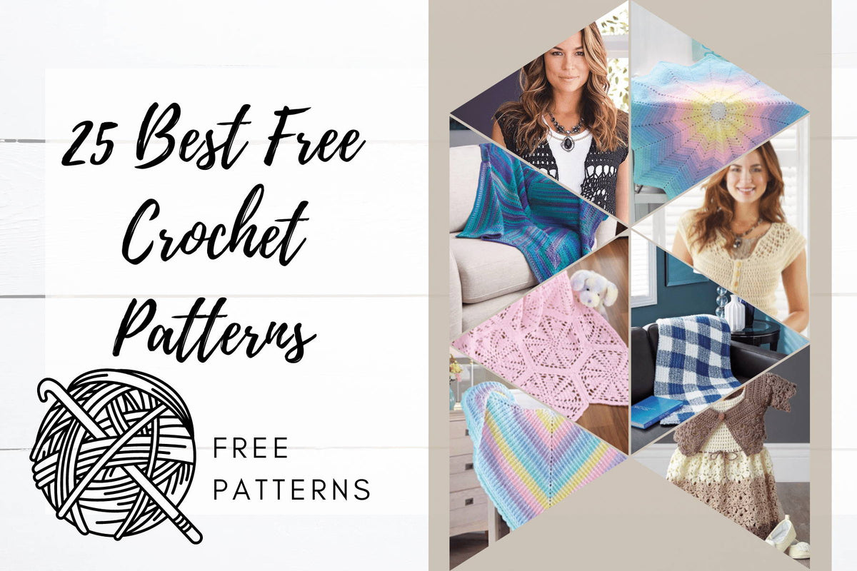 25 free crochet patterns
