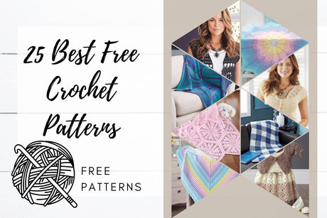 25 free crochet patterns
