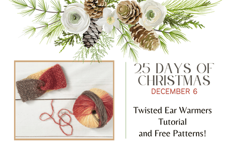 Dec 6 - Twisted Headband |  25 Days of Christmas