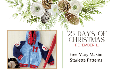 Dec 11 - Free Starlette Pattern |  25 Days of Christmas
