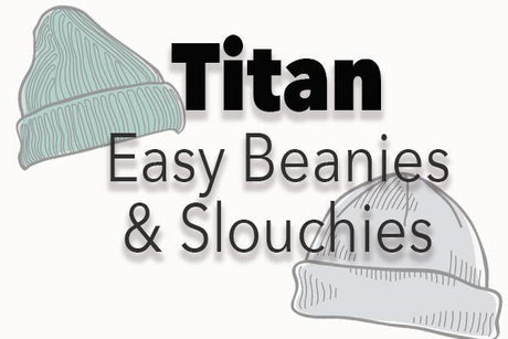 Easy Titan Toque - Knit Beanie, Knit Slouchy Hat