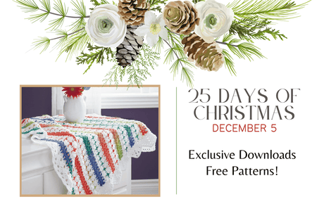 Dec 5 - Free Exclusive Pattern |  25 Days of Christmas