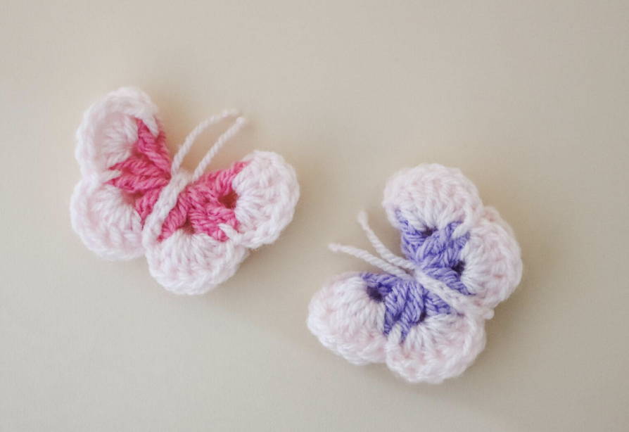 How to crochet a butterfly