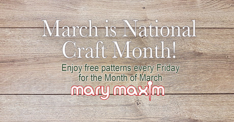 National Craft Month- Free Pattern Download Fridays
