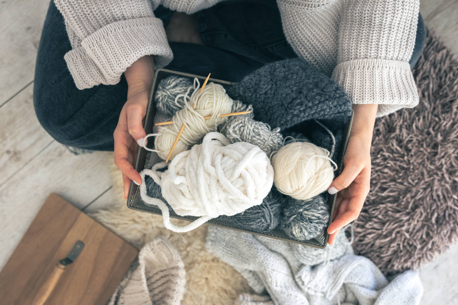 donating knitted items