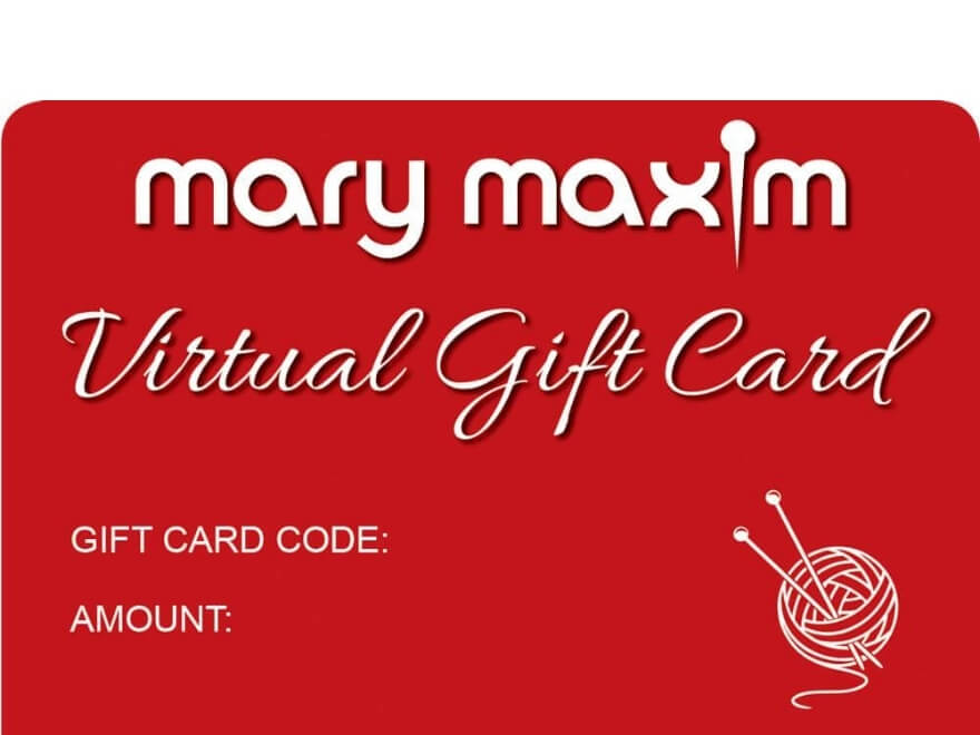 Mary Maxim gift card