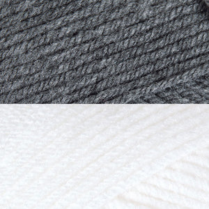 Dark Grey/White