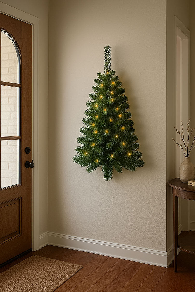 Árbol de Navidad iluminado