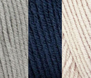 Light Grey/Denim/Crepe