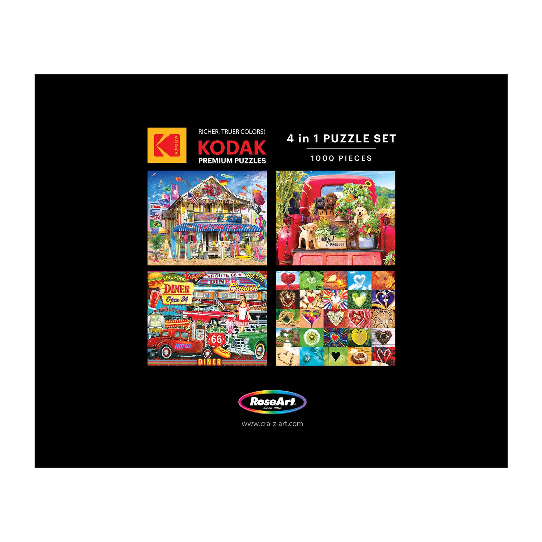 Marely， CD4枚セット Kodak 4 in 1 Jigsaw Puzzle Set – Mary Maxim