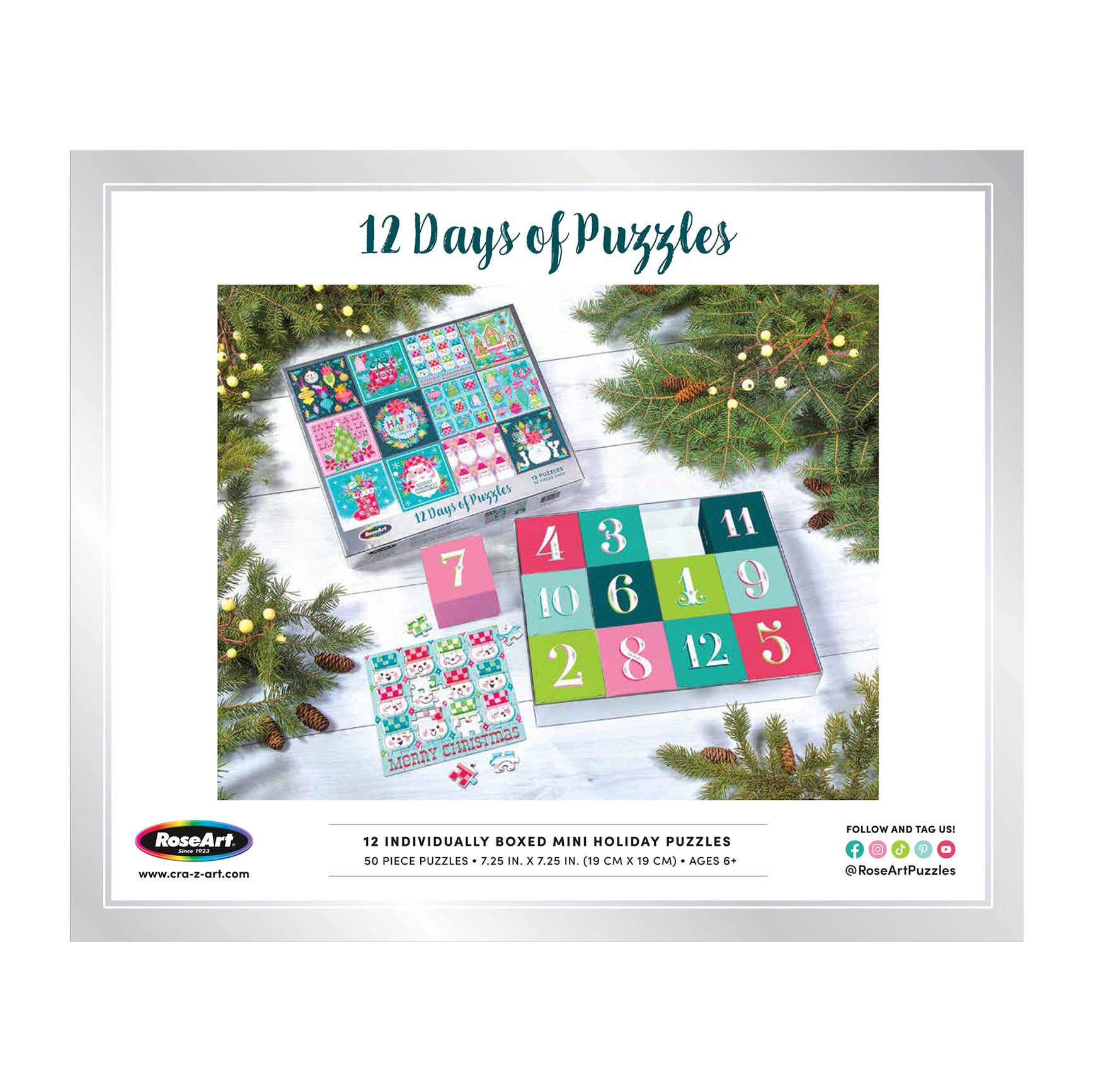 12 Day Advent Calendar Puzzle Set – Mary Maxim