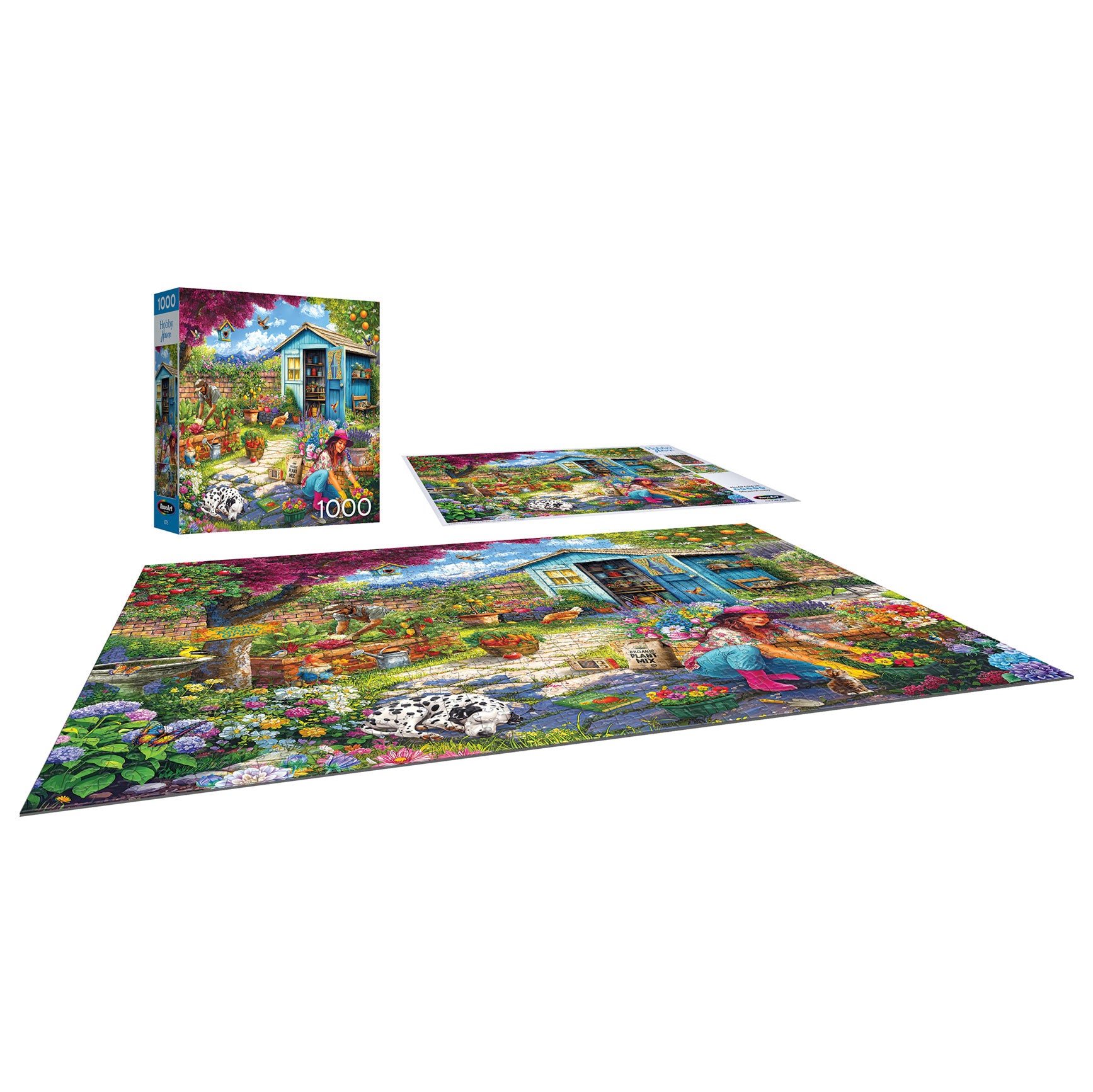 Couple in Garden Jigsaw Puzzle – Mary Maxim