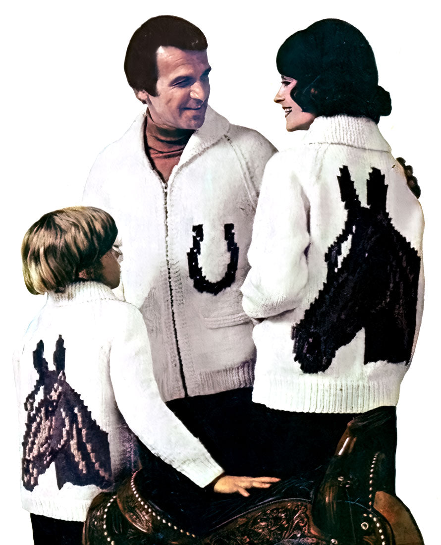 Adult's Horse Head Jacket Pattern – Mary Maxim Adult's Horse Head Jacket Pattern – Mary Maxim
