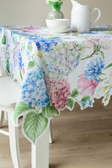 Hampton Garden Shaped Edge Tablecloth
