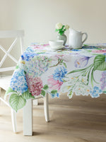 Hampton Garden Shaped Edge Tablecloth