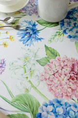 Hampton Garden Shaped Edge Tablecloth