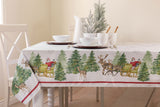 Santa's Sleigh Tablecloth