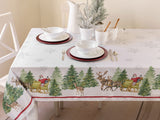 Santa's Sleigh Tablecloth