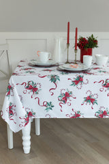 Candy Cane Ribbon Tablecloth