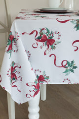 Candy Cane Ribbon Tablecloth