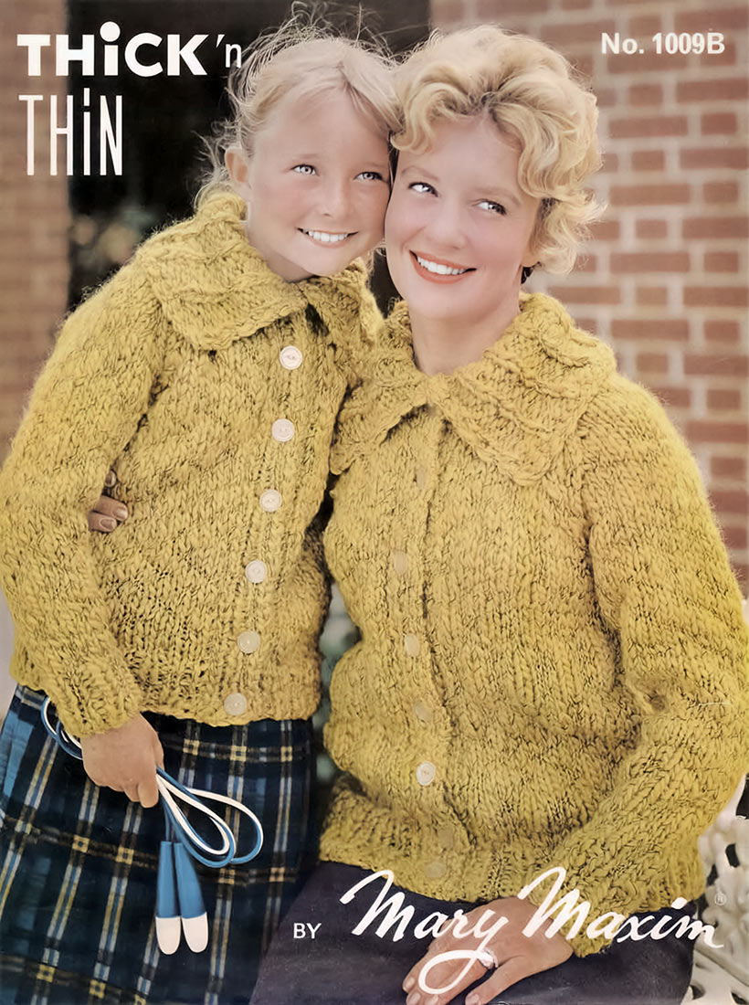 Mother and Daughter Cardigan Pattern