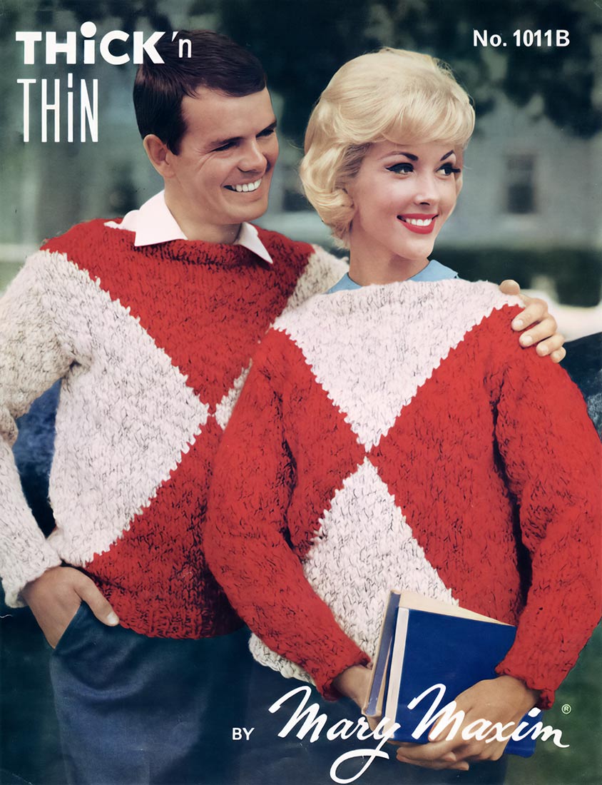 Ladies' or Youth's Boat-Neck Pullover Pattern – Mary Maxim