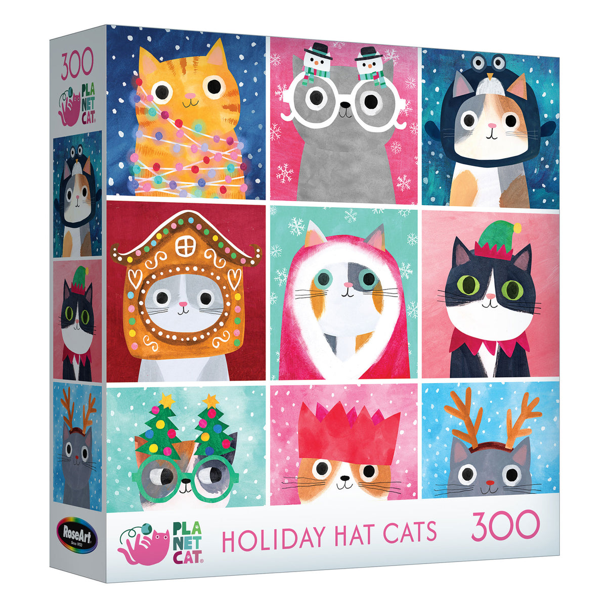 Holiday Hat Cats Jigsaw Puzzle