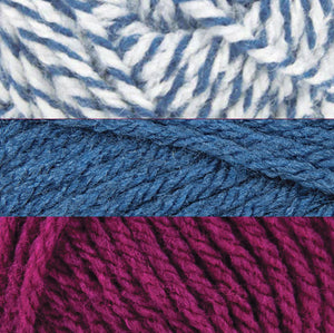 Denim Ragg/Denim/Raspberry