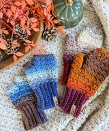 Suzette Mittens & Fingerless Gloves