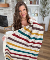 MJ's Signature Crochet Throw Blanket