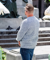 Cobblestone Men's Crochet Cardigan