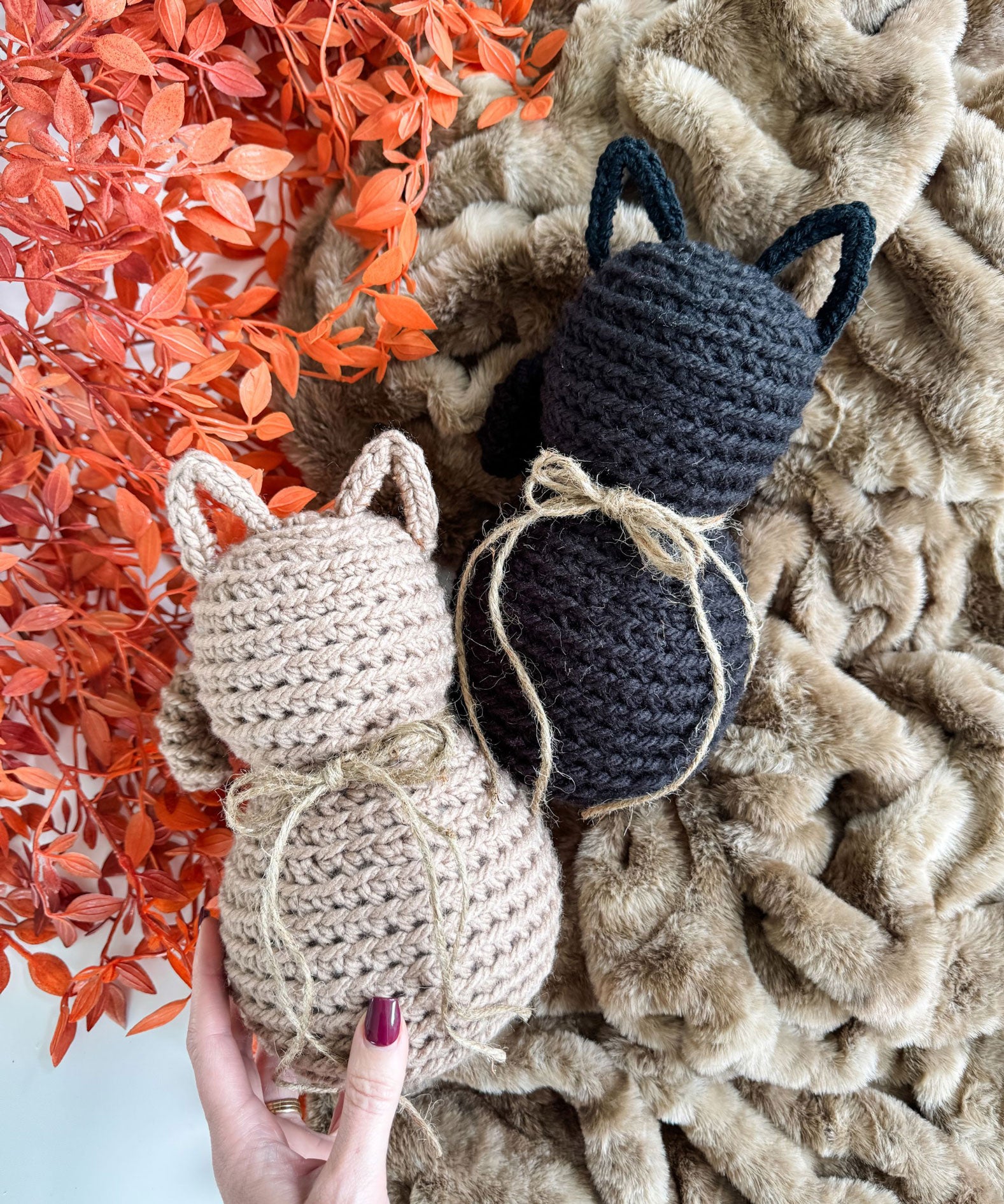 Rustic Farmhouse Crochet Ami Cats – Mary Maxim