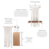 Macrame Wall Shelf
