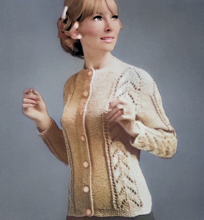Ladies' Cardigan Pattern – Mary Maxim