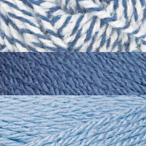 Denim Ragg/Azure/Light Azure