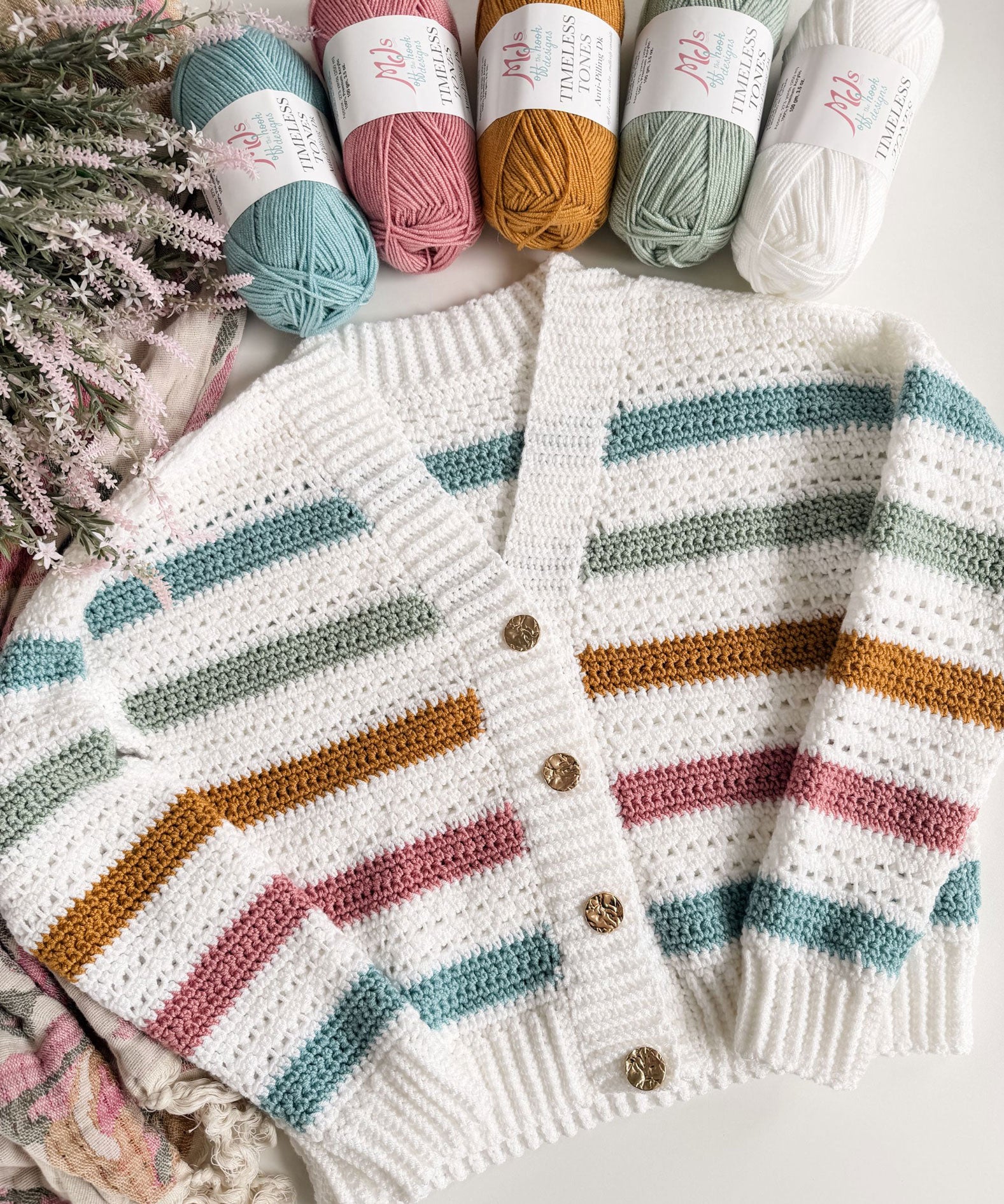 MJ's Signature Cardigan – Mary Maxim