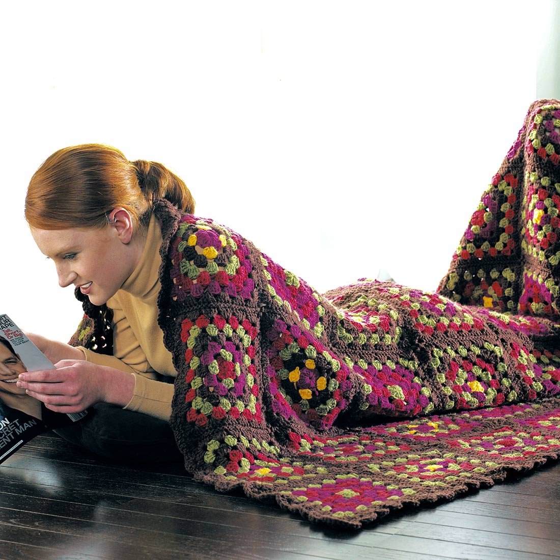 Modèle afghan de grand-mère confortable
