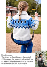 Boys' or Girls' Saranac Cardigan Pattern