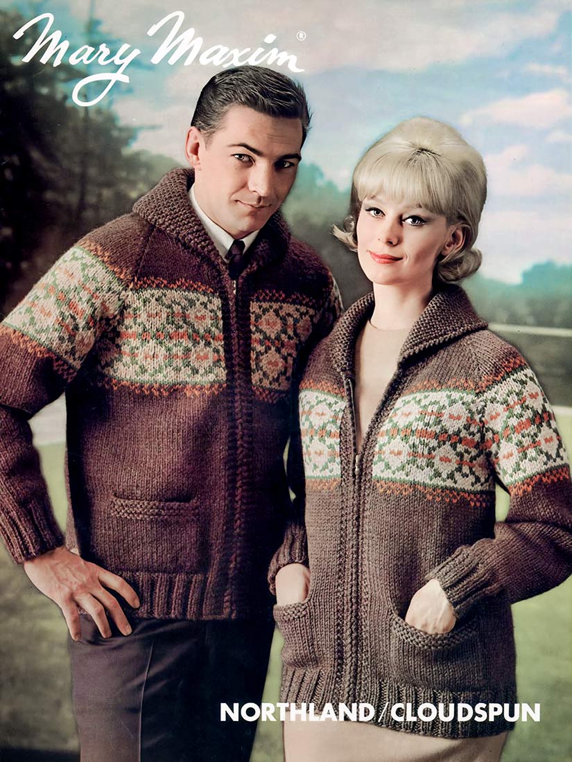 Ladies' or Youths' Scandinavian Influence Cardigan Pattern – Mary