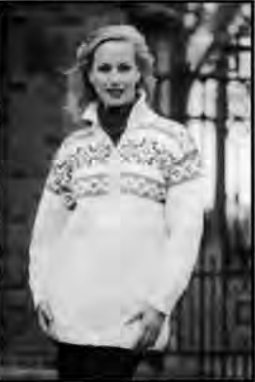 Fair Isle Panel Cardigan Pattern