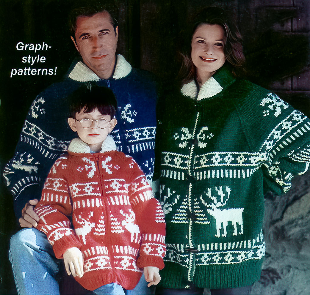 Adult Caribou Jacket Pattern – Mary Maxim