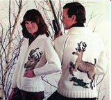 Ladies' and Youths' Whitetail Deer Cardigan Pattern