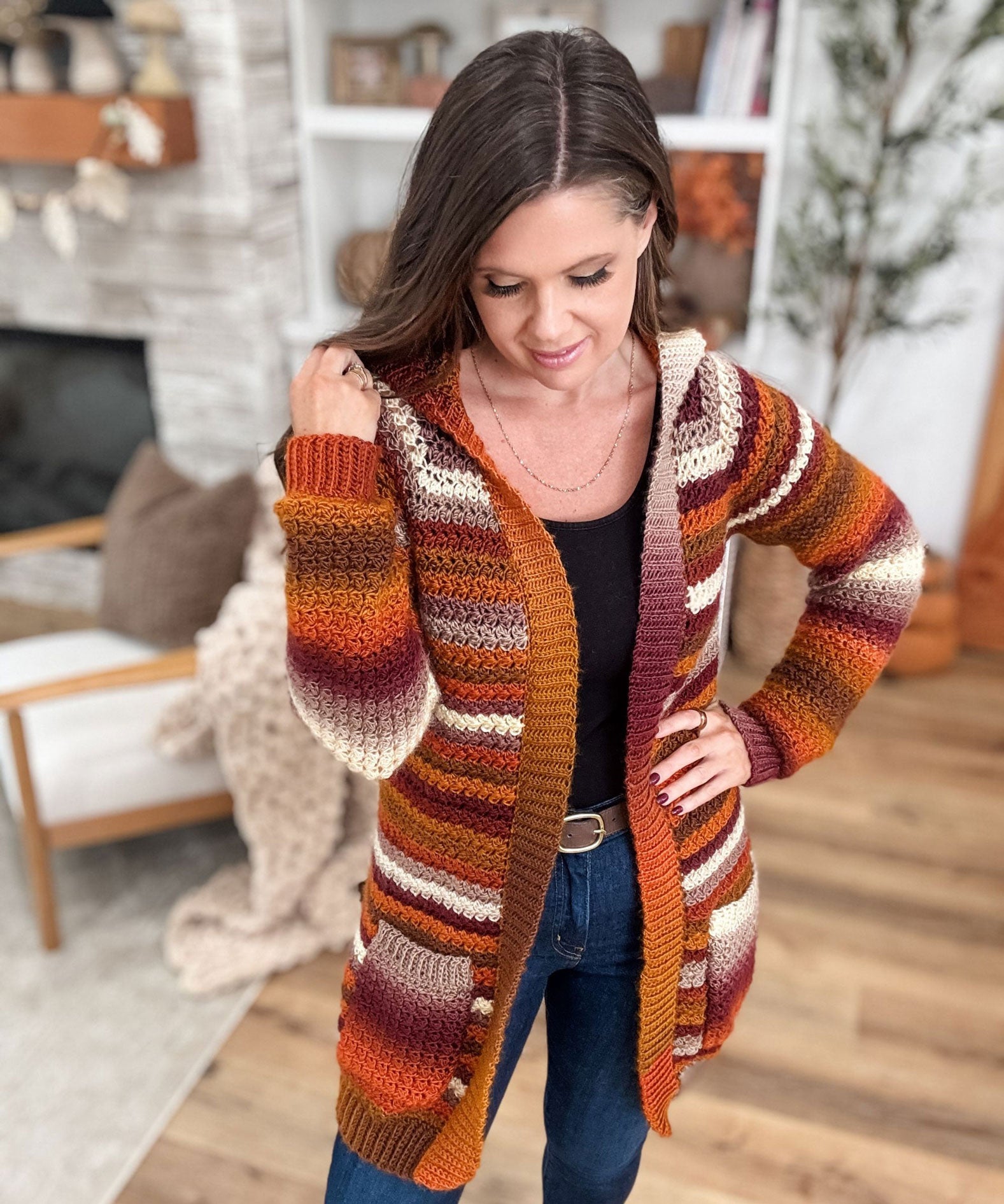 The Suzette Long Cardigan – Mary Maxim