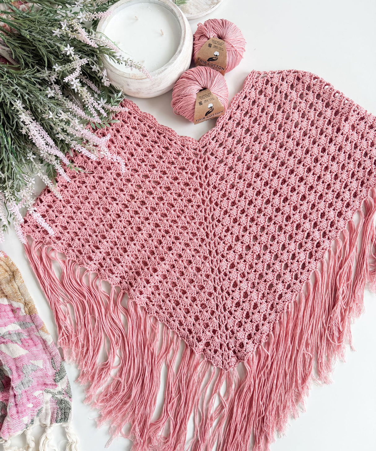 Sienna Shell Stitch Poncho