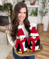 Merry & Bright Santa Penguin